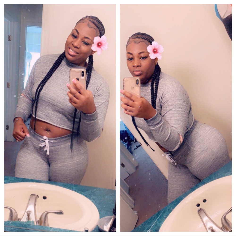 Two piece crop top jogger